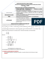 Guia # 11 de Matematicas Grado Septimo