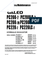 O&M PC200 (LC) - 7, PC200 (LC) - 7B, PC220 (LC) - 7 200001, C50001,60001 Up SEAD041000 PDF