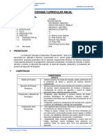 2018 Programa de Primero Mecánica Automotriz