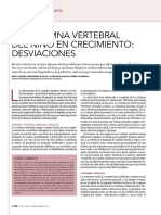 Columba Vertebral Del Niño en Crecimiento, Desviaciones