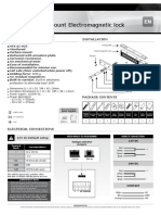 300Kg Surface Mount Electromagnetic Lock: Product Presentation Installation