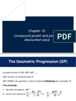 Compound Growth and Present Discounted Value