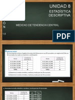 Clase 1.6 U8 Medidas de Tendencia Central