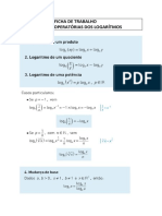 Ficha - Regras Operatórias Dos Logaritmos