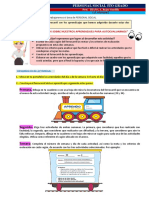 "Reflexionamos Sobre Nuestros Aprendizajes para Autoevaluarnos