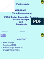 Dear Participants Welcome To A Discussion On FSSS/ Boiler Protection System Basic Concepts and Standards