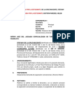 Demanda y Calificación Por Separación Convencional y Divorcio Ulterior