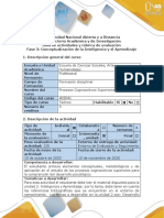 Guía de Actividades y Rúbrica de Evaluación - Fase 3 - Conceptualización de La Inteligencia y El Aprendizaje PDF