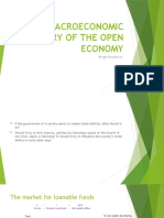 A Macroeconomic Theory of Open Economy