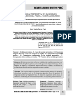 Las Medidas Preventivas en El Régimen Disciplinario de La Policía Nacional Del Perú - Autor José María Pacori Cari