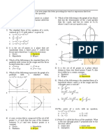 First Quarter Examination: Precalculus