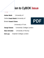 Introduction To Cybok: Issue 1.0