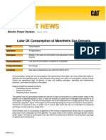 Product News: Lube Oil Consumption of Mannheim Gas Gensets