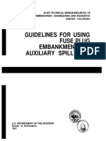 PAP-0555 ACER Technical Memorandum No.10 - Guidelines For Using Fuse Plug Embankments in Auxiliary Spillways PDF