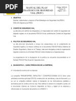 Manual Del Plan Estrategico de Seguridad Vial