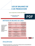 Ejemplos de Balance de Línea