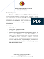 Programa de Licenciatura en Teología-Virtual 2021