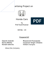 Advertising - Honda Report