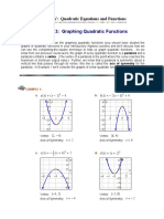 Module 3: Graphing Quadratic Functions