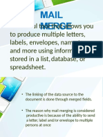 Mail Merge