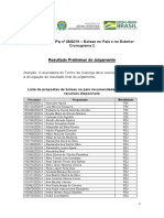 Divulga Resultado Preliminar CH 08-19 Crono 2