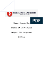 Name: Swagato Das Student ID: 181001102011 Subject: EVS Assignment