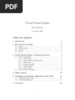 Virtual Retinal Display: Table Des Matières