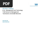 Modulehandbook Bachelor Management-Technology Munich PDF