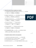 B2 First Unit 7 Test: Vocabulary