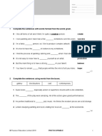 B2 First Unit 6 Test: Vocabulary