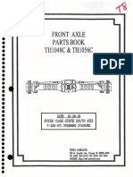 TH 1048C TH 1056C Front Axle Spicer Clark-Hurth 213 53 Axle 7-229-871 Steering Cylinder PDF