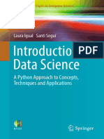 Introduction To Data ScienceA Python Approach To Concepts, Techniques and Applications PDF