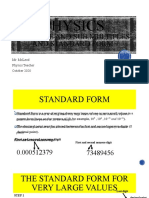 Notes On Standard Form