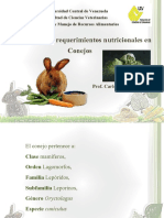 Alimentacion y Requerimientos Nutricionales Conejos Carlos