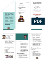 Triptico de Los Roles de Docentes y Estudiantes.