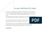 4 Alimentos Que Sustituyen La Carne