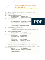 FI Entries For MTO Scenario