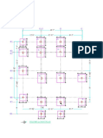 A C D E B: Column Layout Plan N