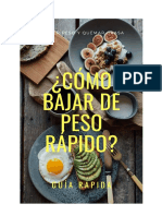 Cómo Bajar de Peso Rápido