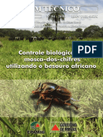 Controle Biológico Da Mosca Dos Chifres Utilizando Besouro Africano