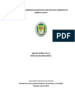 Creacion Empresa de Servicios Publicos Del Municipio de Jambalo