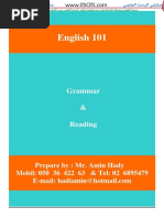 English 101: Grammar & Reading