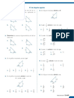 Razones Trigonométricas de Ángulos Agudos - Ficha Cero PDF