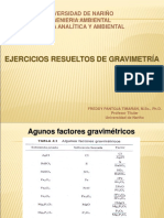 Ejercicios Resueltos de Gravimetria