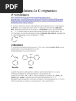 Ejercicio Hidrocarburo Aromatico