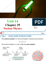 UNIT 14-PHY 131-Chapter 29-Nuclear Physics