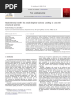 2009 Hydrothermal Model For Predicting Fire-Induced Spalling in Concrete