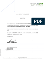 Certificado Sudameris