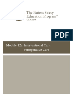 Module 12A - Interventional Care - Perioperative Care PDF