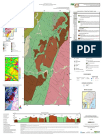 Mapa Geológico Geofísico Mina Campinas 50.000 (CPRM, 2019)